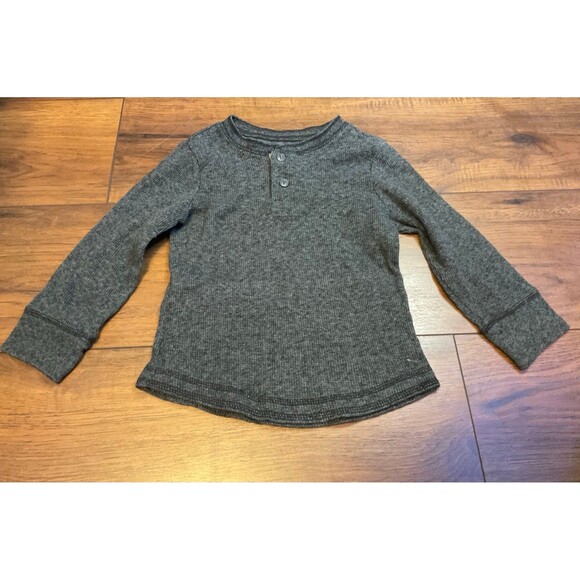 Arizona thermal long sleeve xxs 4/5 waffle print buttons - Picture 1 of 3